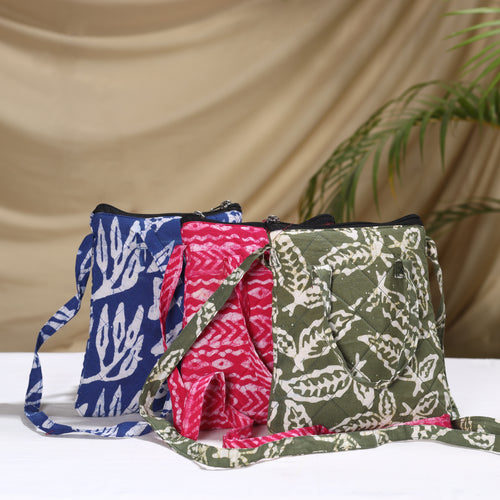 Batik Print Sling Bags