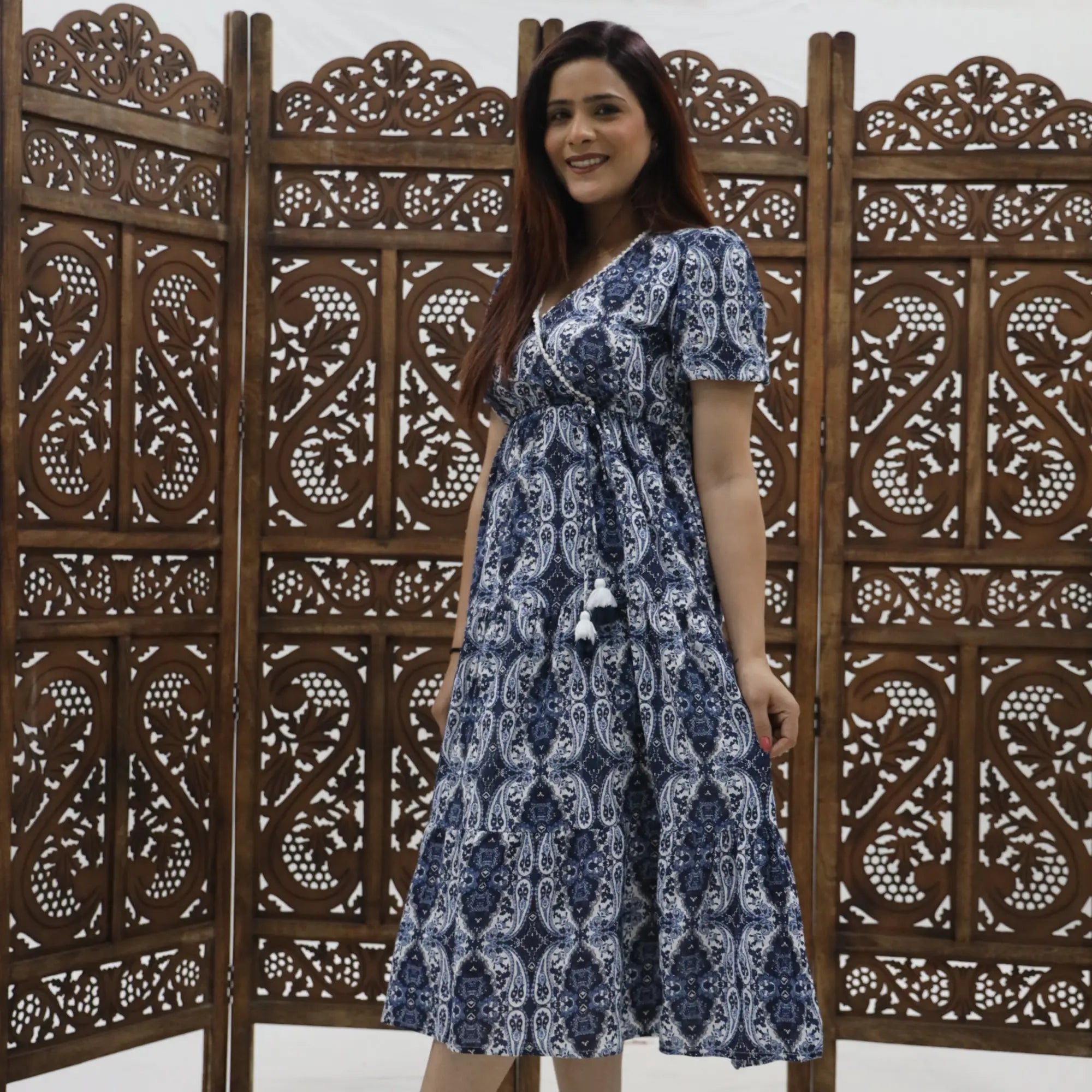Batik Dresses - Batik Print Cotton Dress Online | iTokri Batik Dresses - Batik Print Cotton Dress Online | iTokri