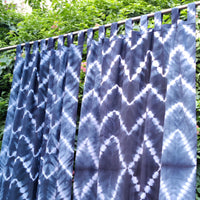 Shibori Tye-Dye Curtains