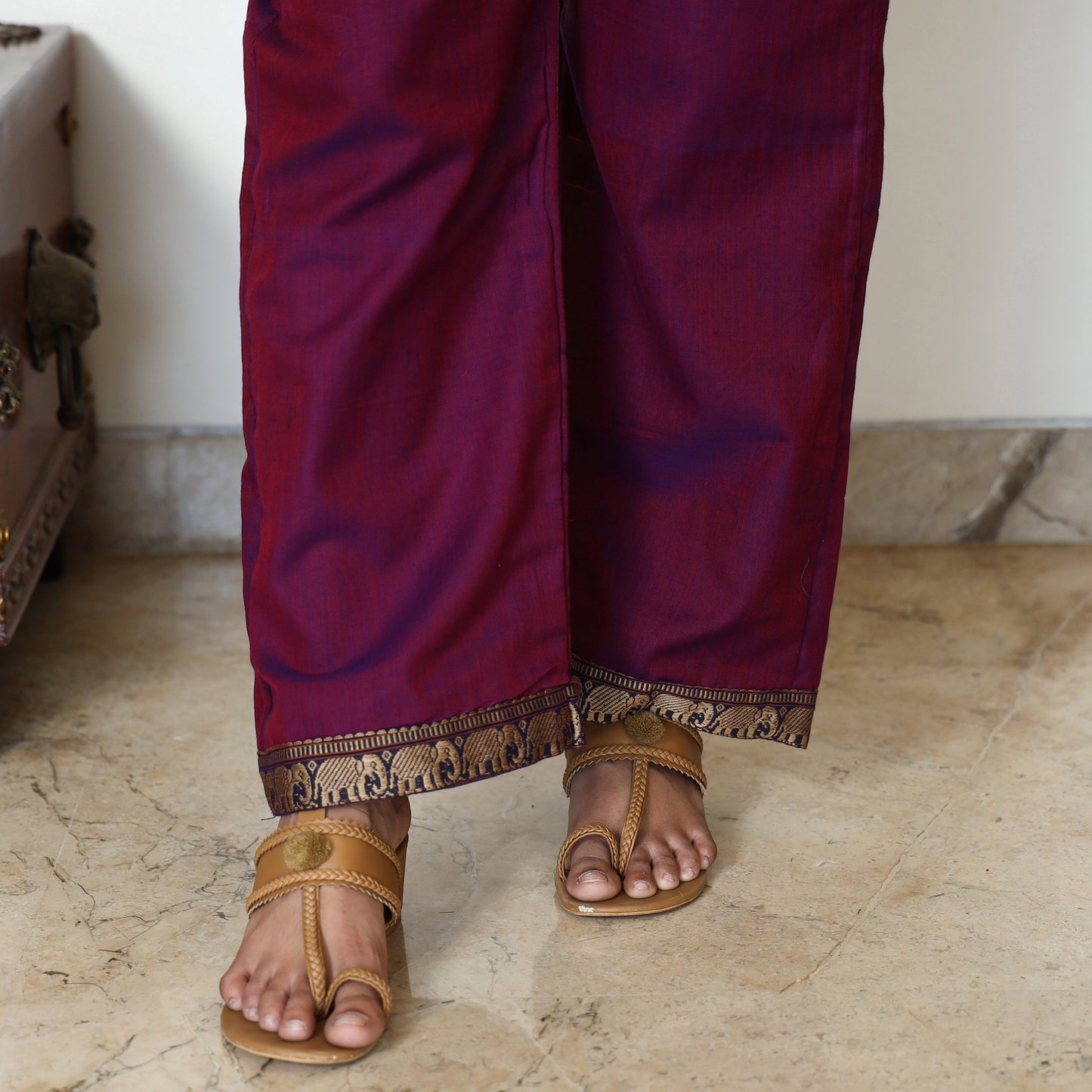 Dharwad Cotton Kurta with Palazzo & Dupatta Set 13