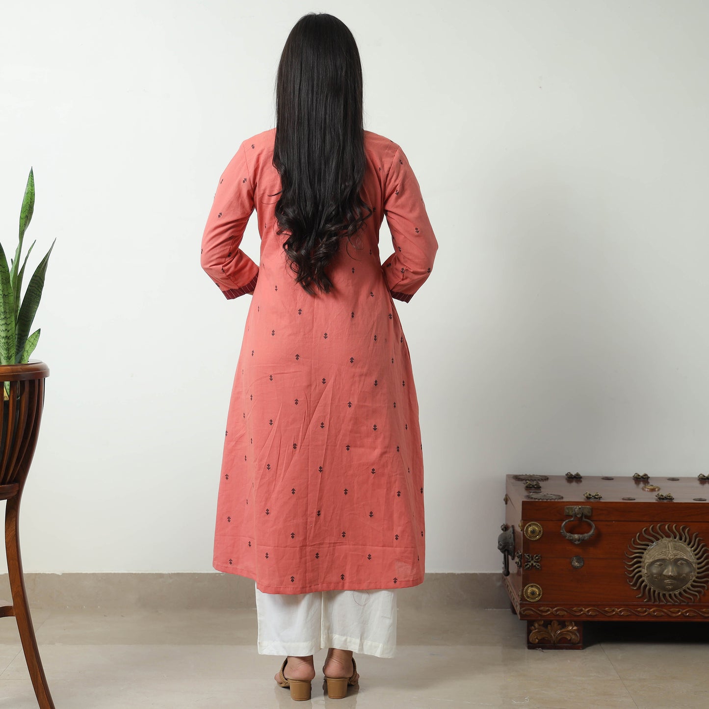 jacquard kurta