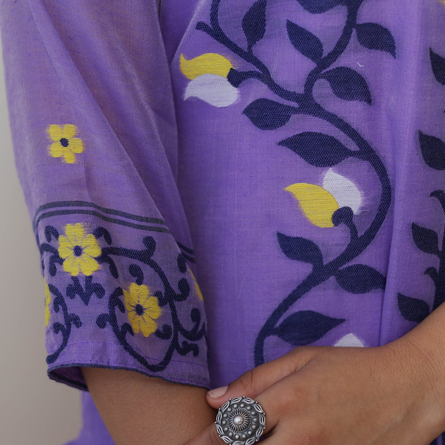 Jamdani Kurta with Dupatta Set
