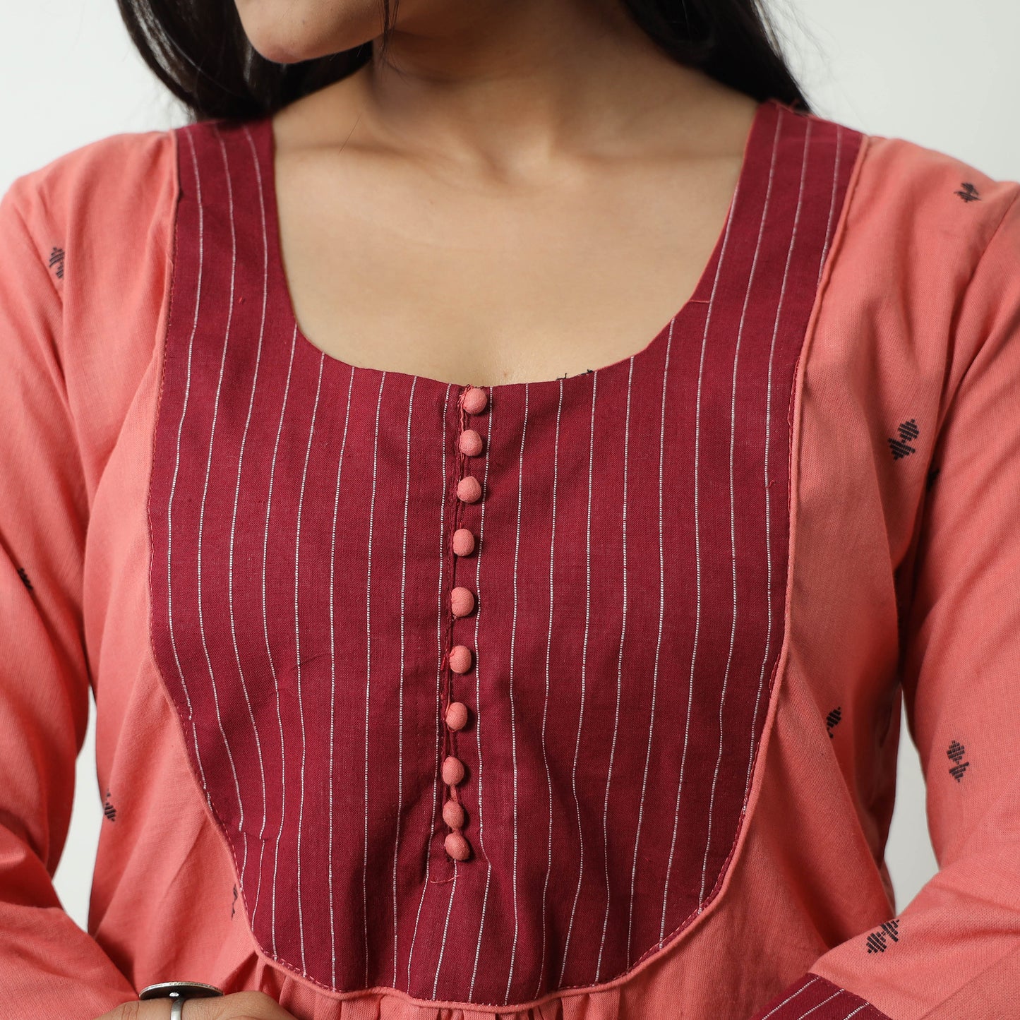 jacquard kurta