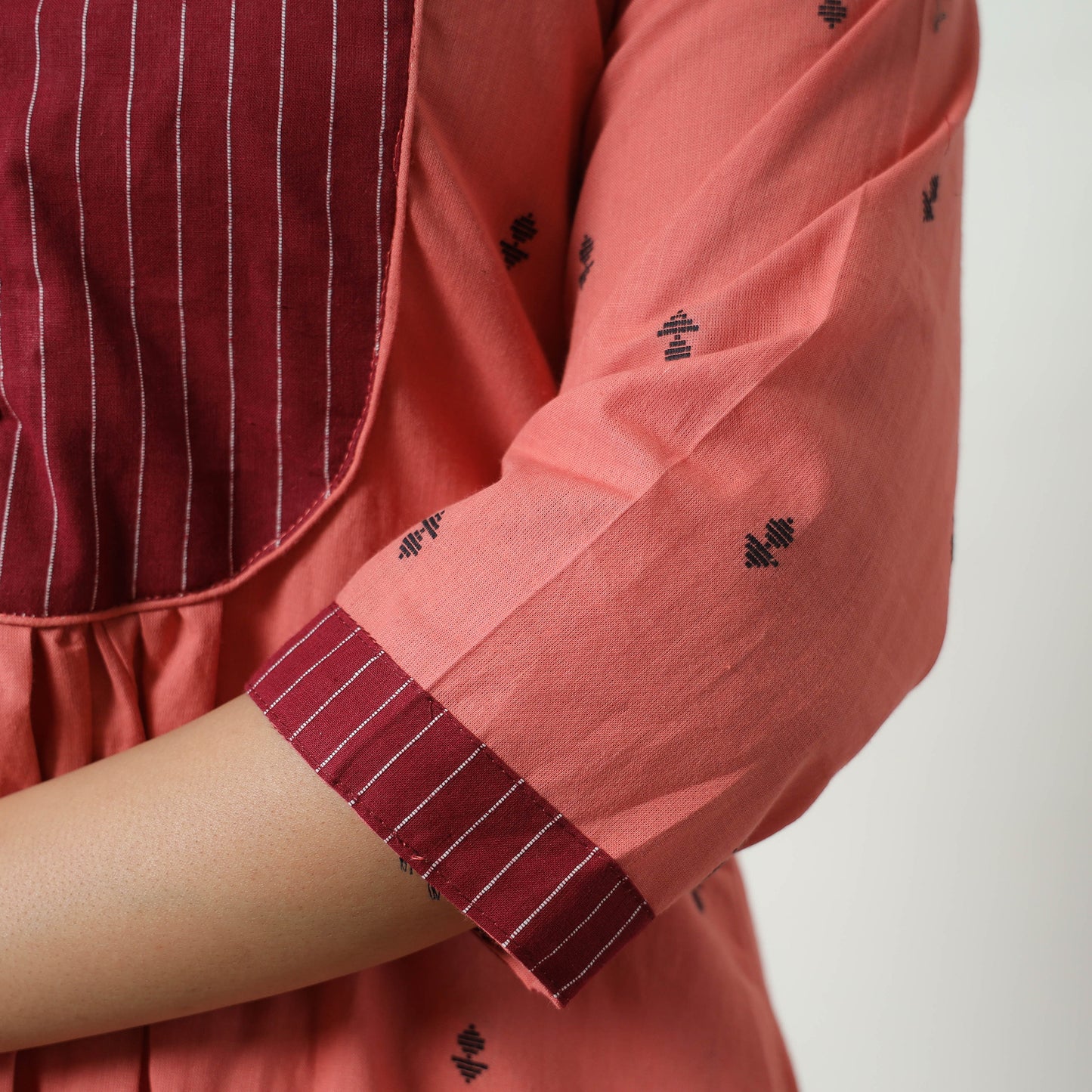 jacquard kurta