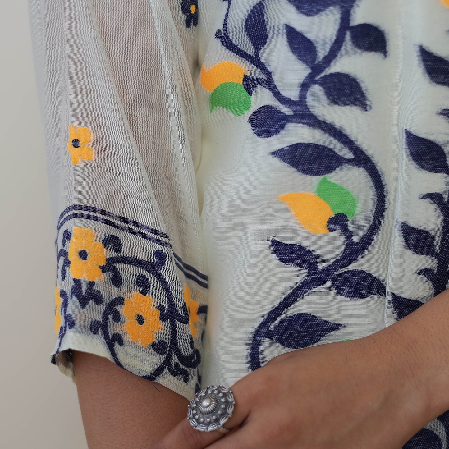 Jamdani Kurta with Dupatta Set