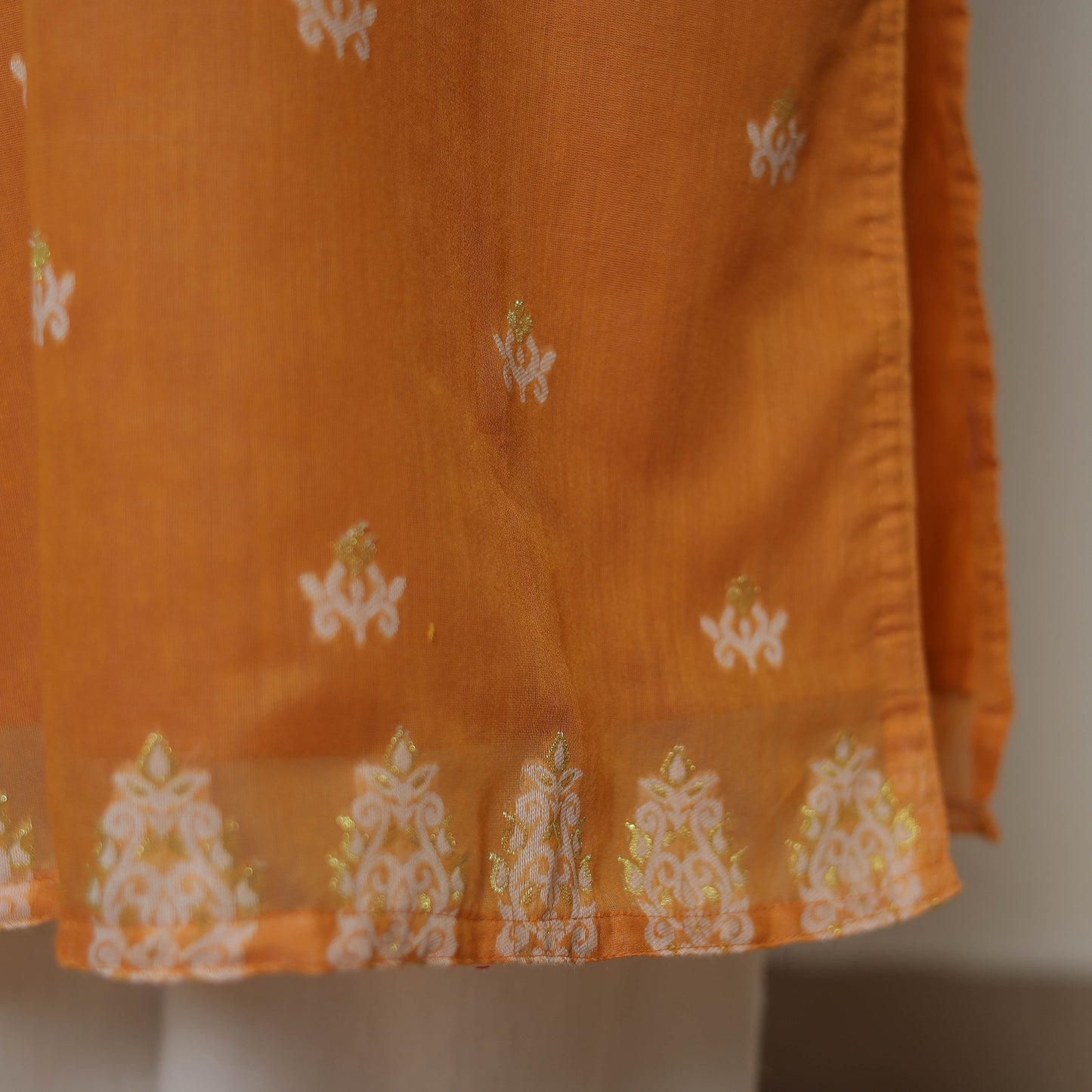 Bengal Jamdani Silk Cotton Kurta with Dupatta Set 01