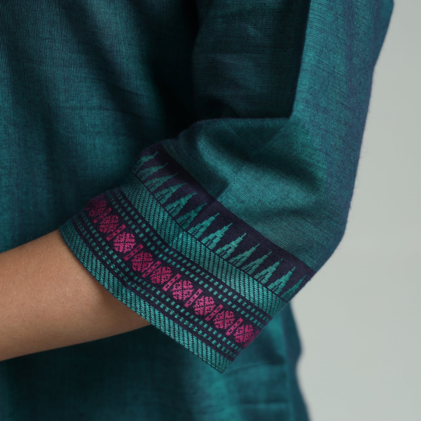 Persian Green - Dharwad Cotton Straight Kurta