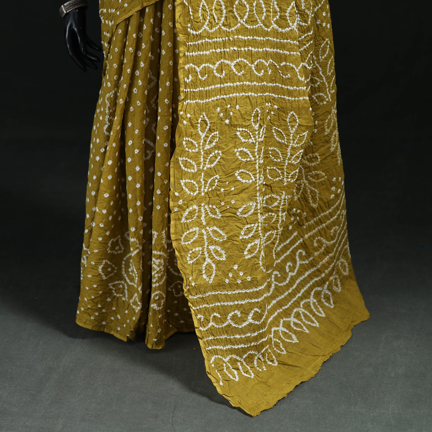 Kutch Bandhani Tie-Dye Cotton Saree 85