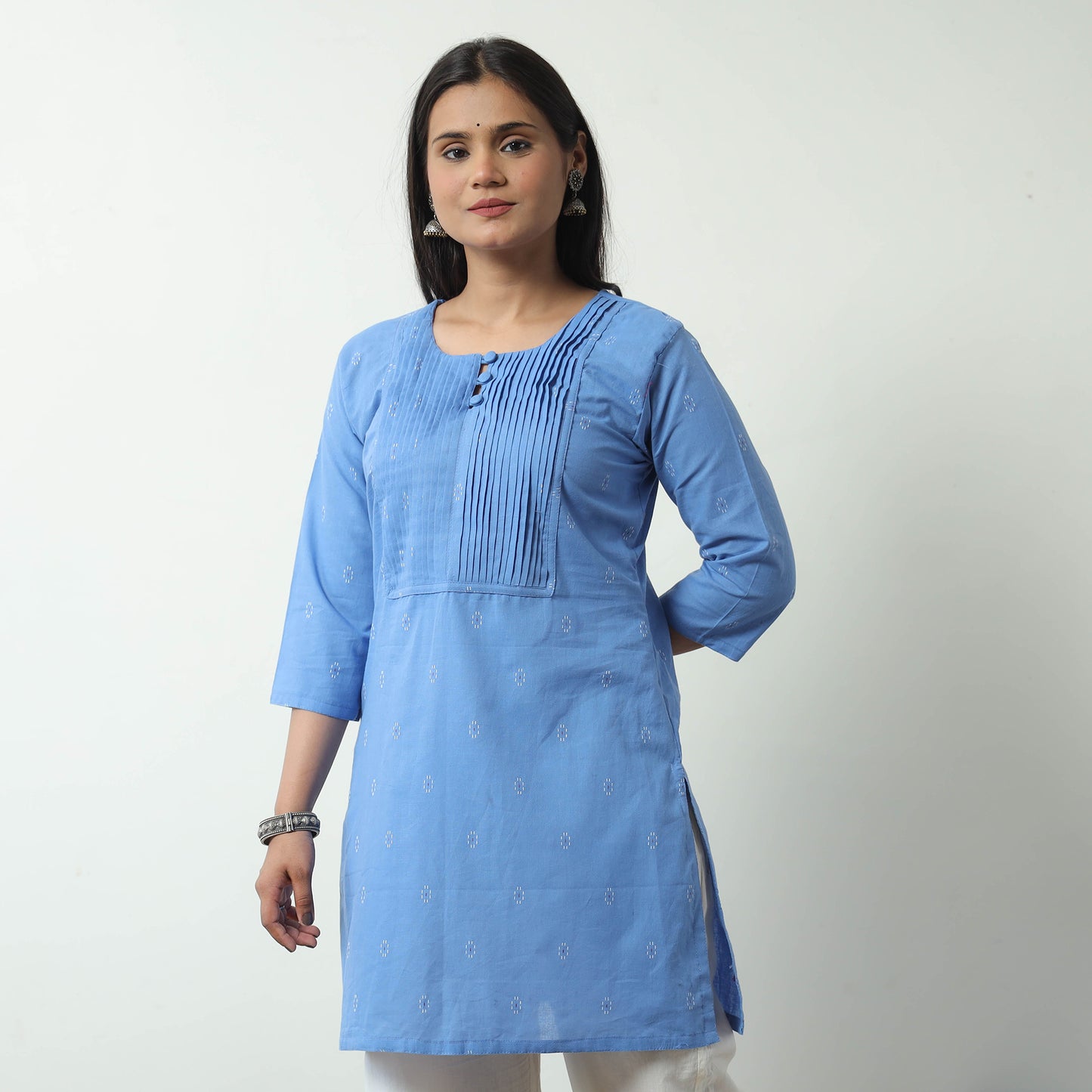 jacquard kurta