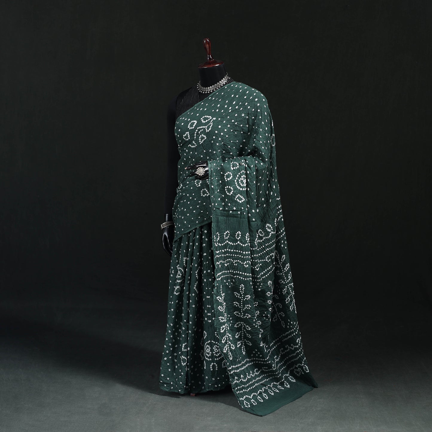 Kutch Bandhani Tie-Dye Cotton Saree 88