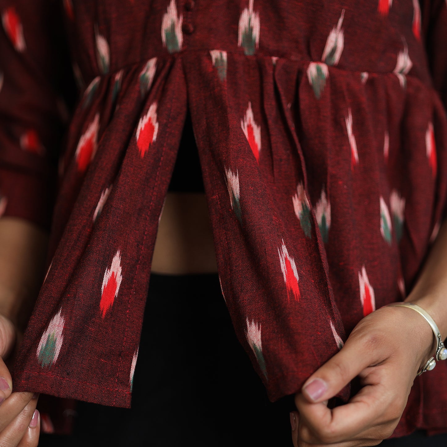 full sleeve crop top