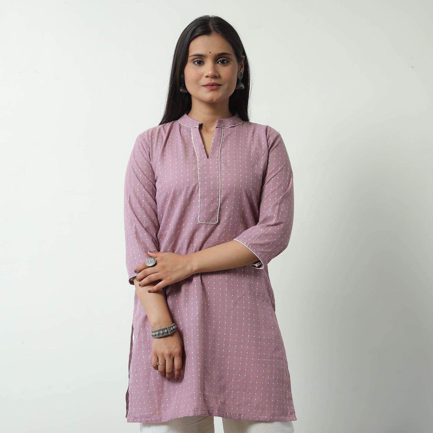 jacquard kurta