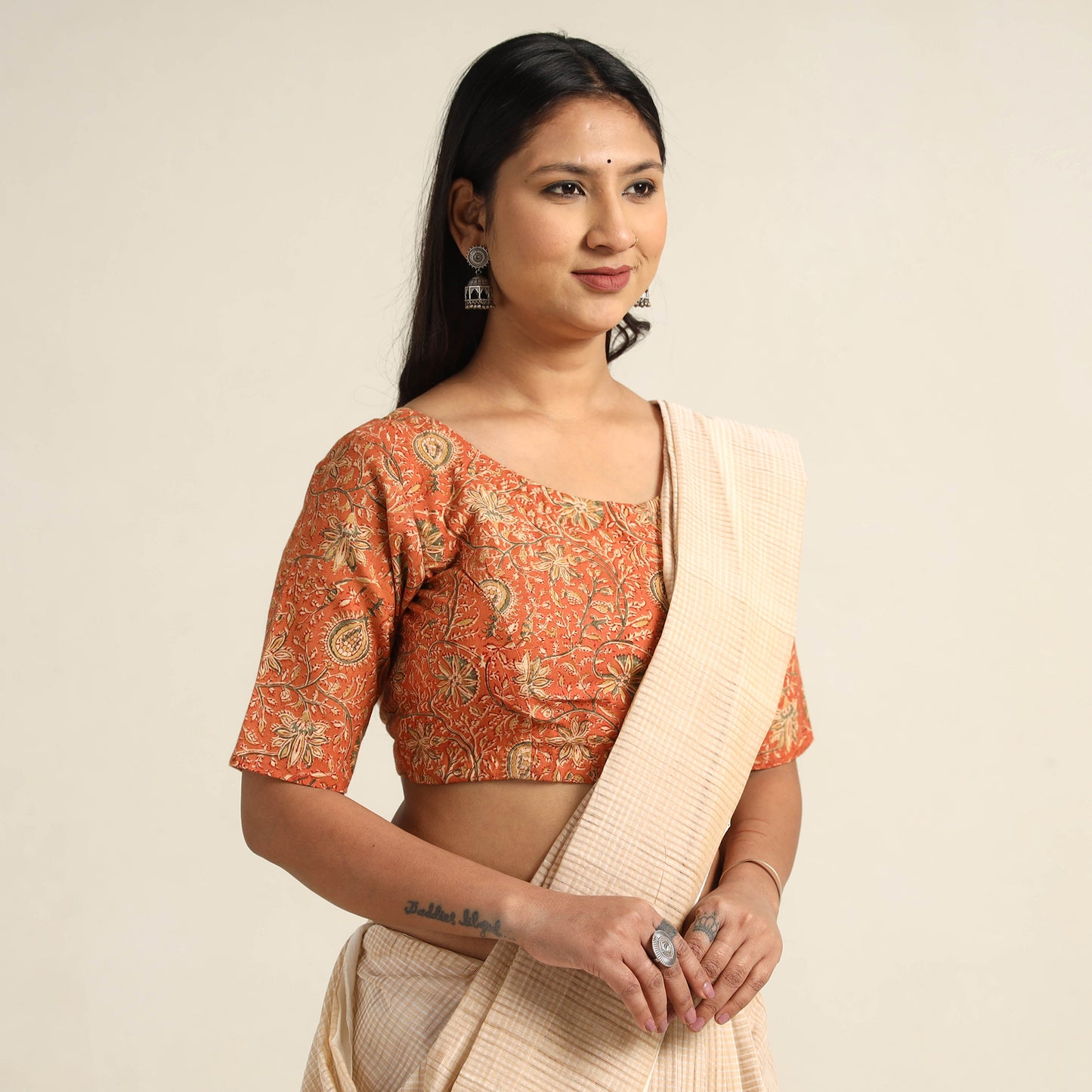 Kalamkari Stitched Blouse