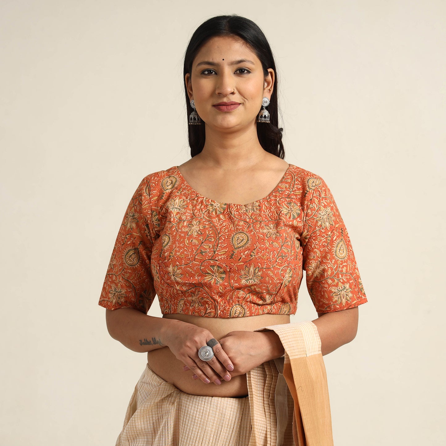 Kalamkari Stitched Blouse