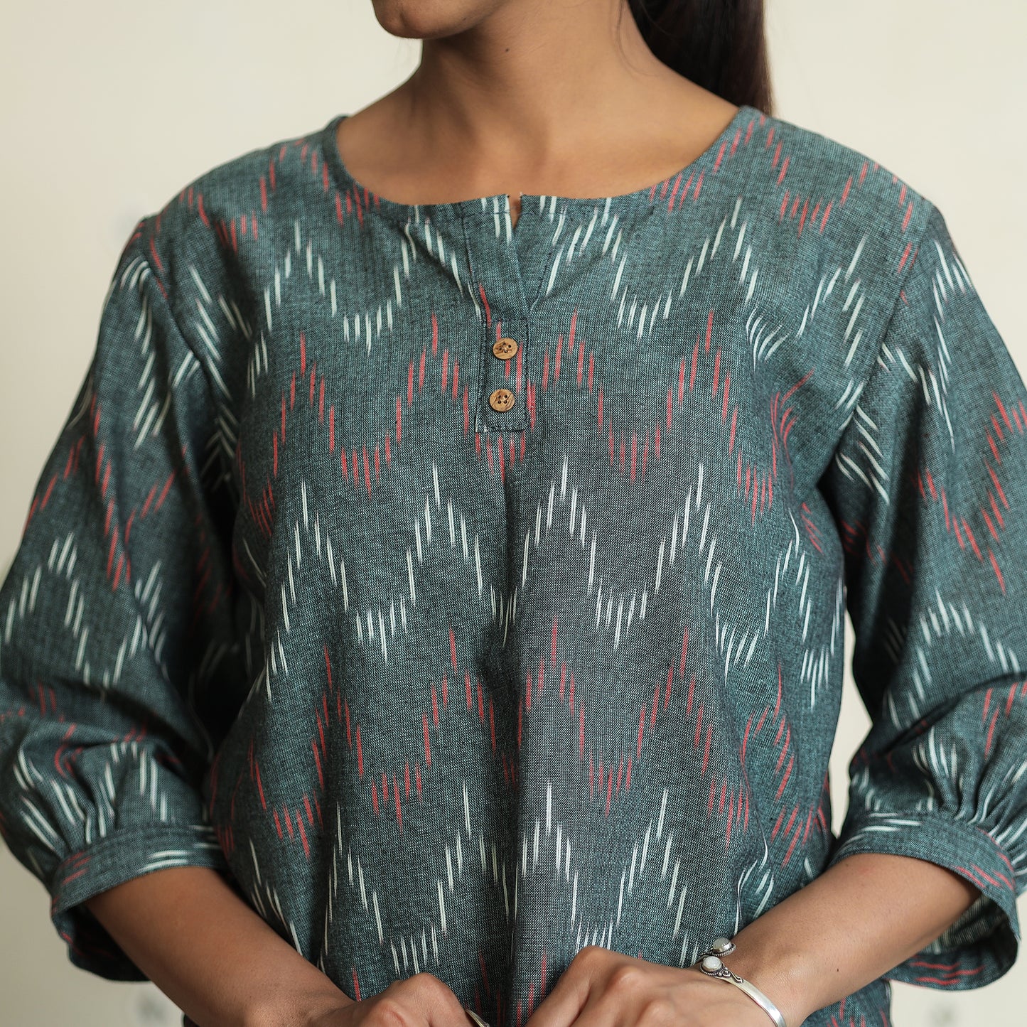 pochampally crop top