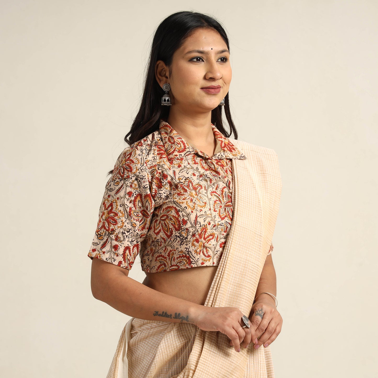 Kalamkari Stitched Blouse