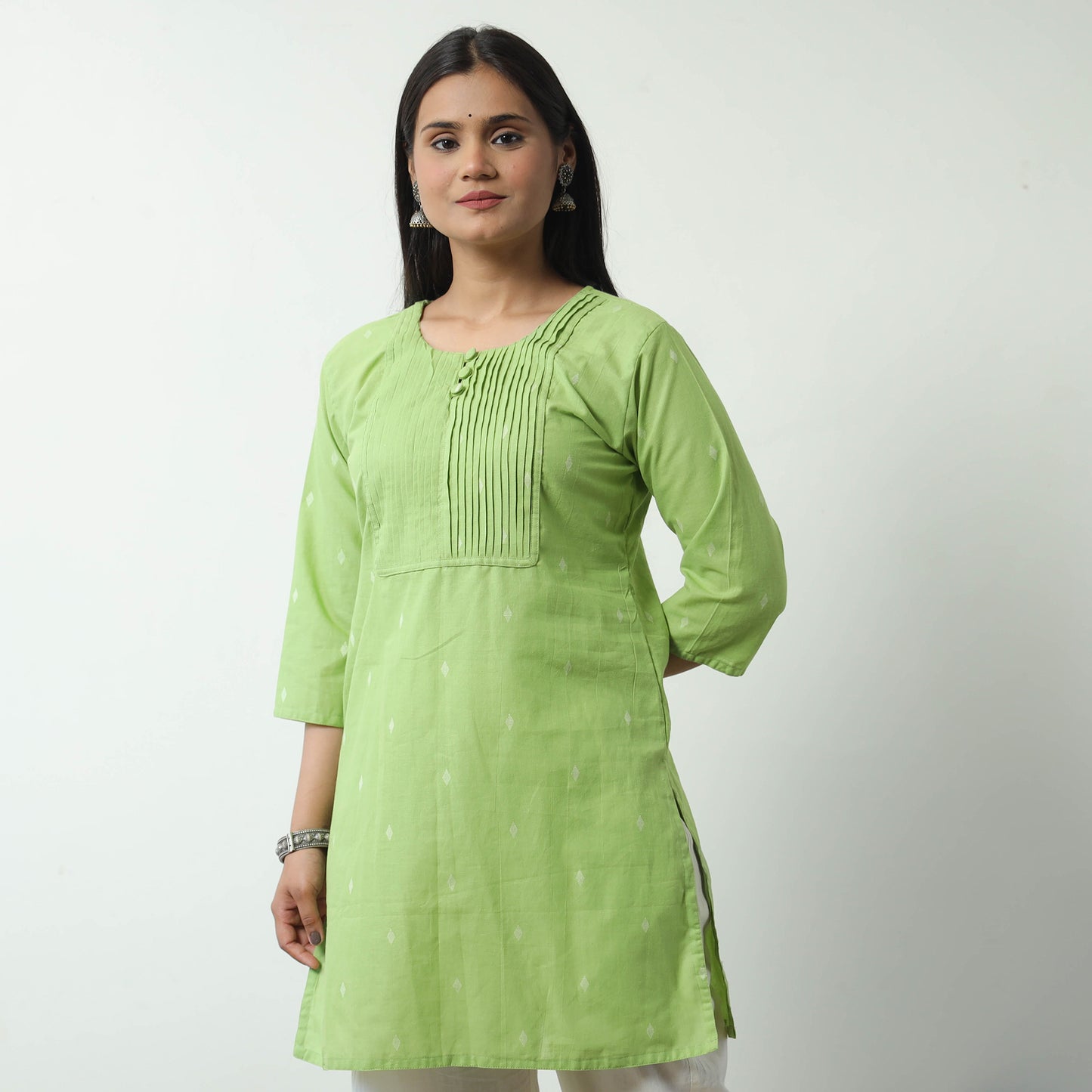 jacquard kurta