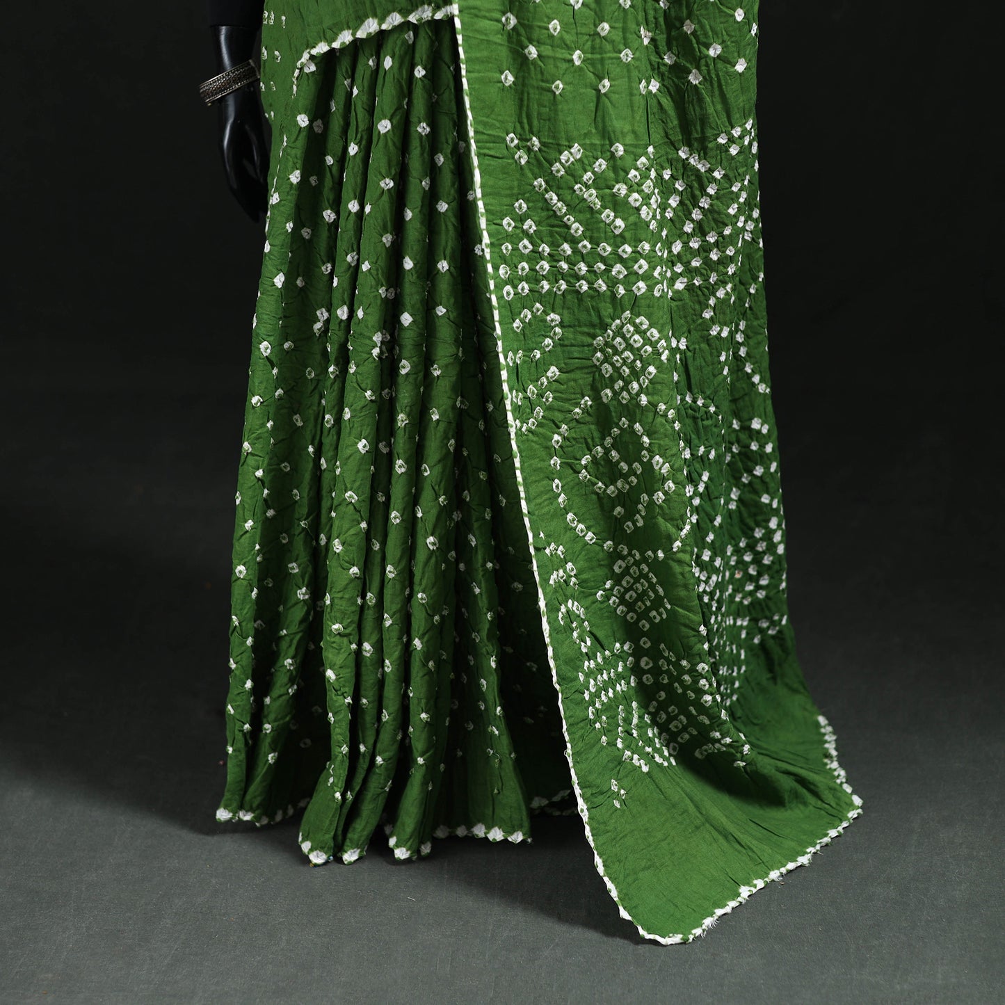 Kutch Bandhani Tie-Dye Cotton Saree 109