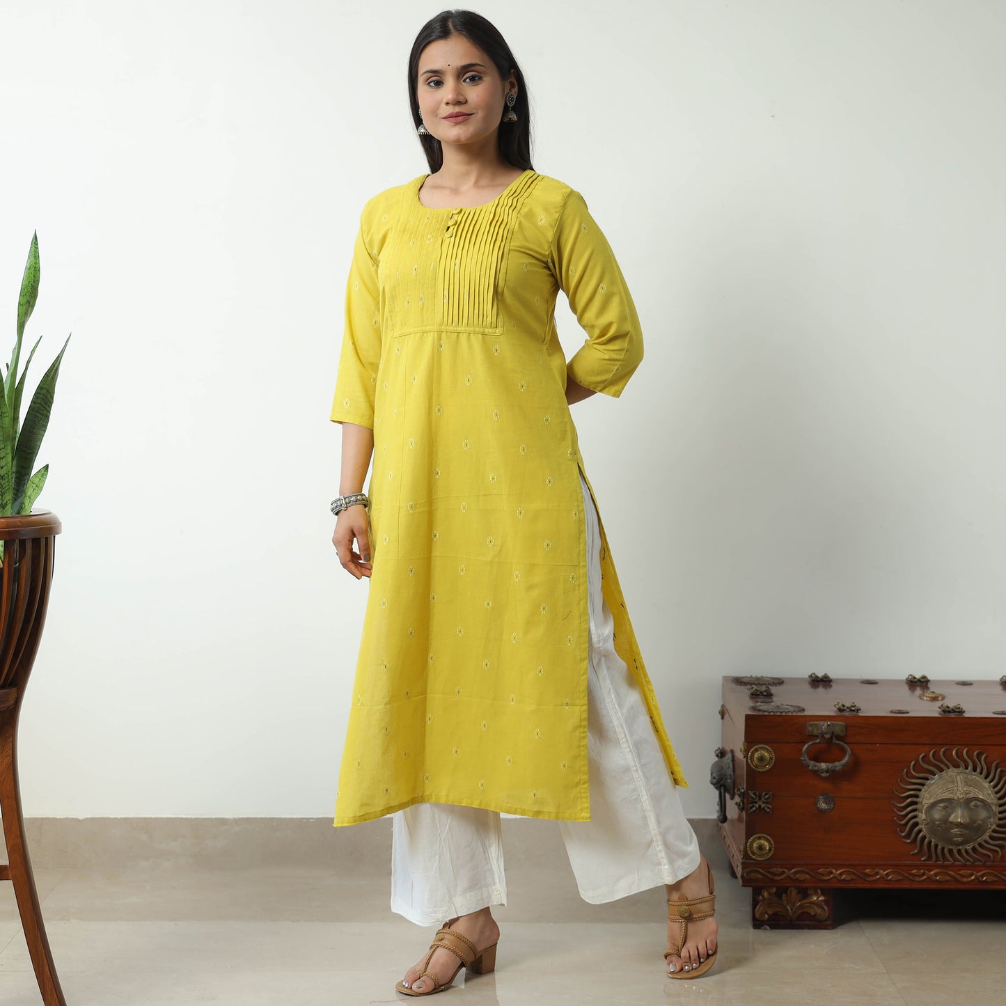 jacquard kurta