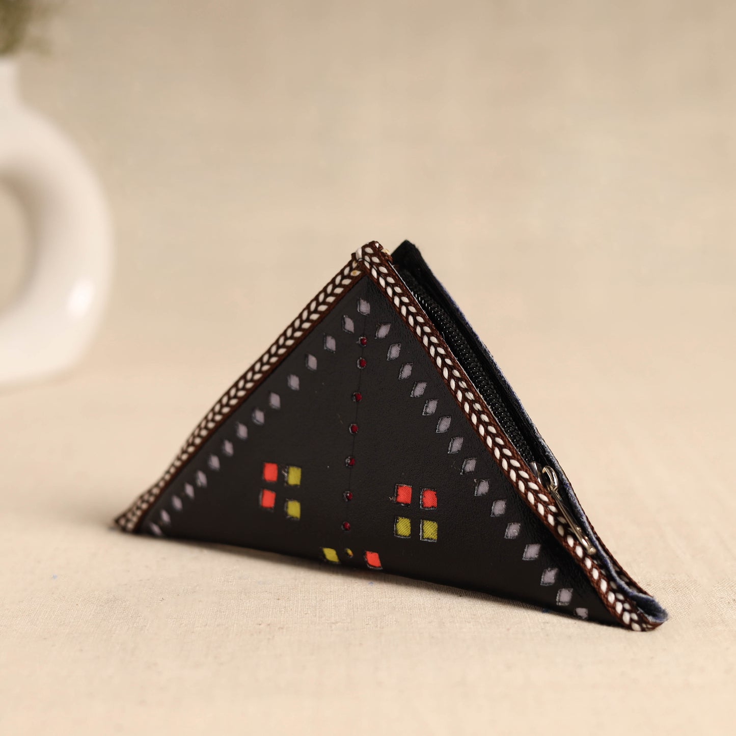 Traditional Kutch Leather Clutch / Wallet 80