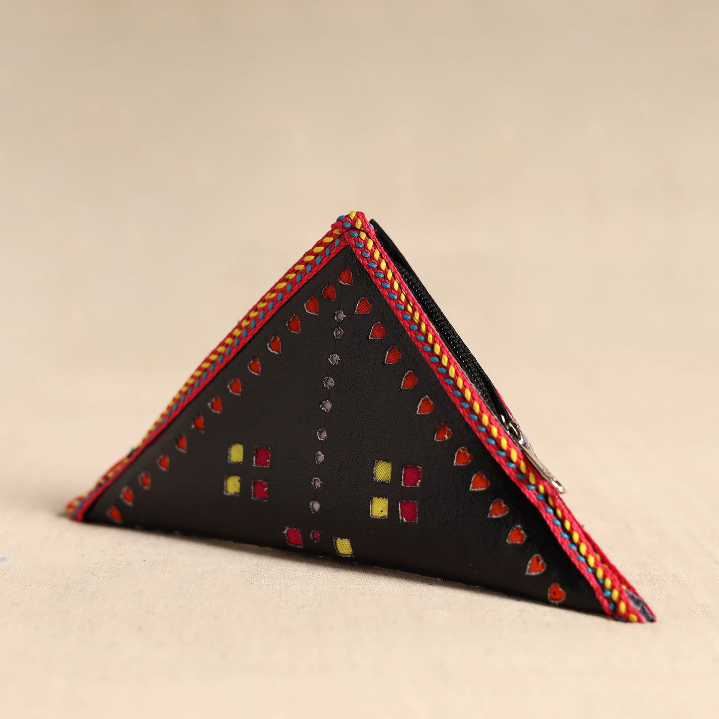 Traditional Kutch Leather Clutch / Wallet 82