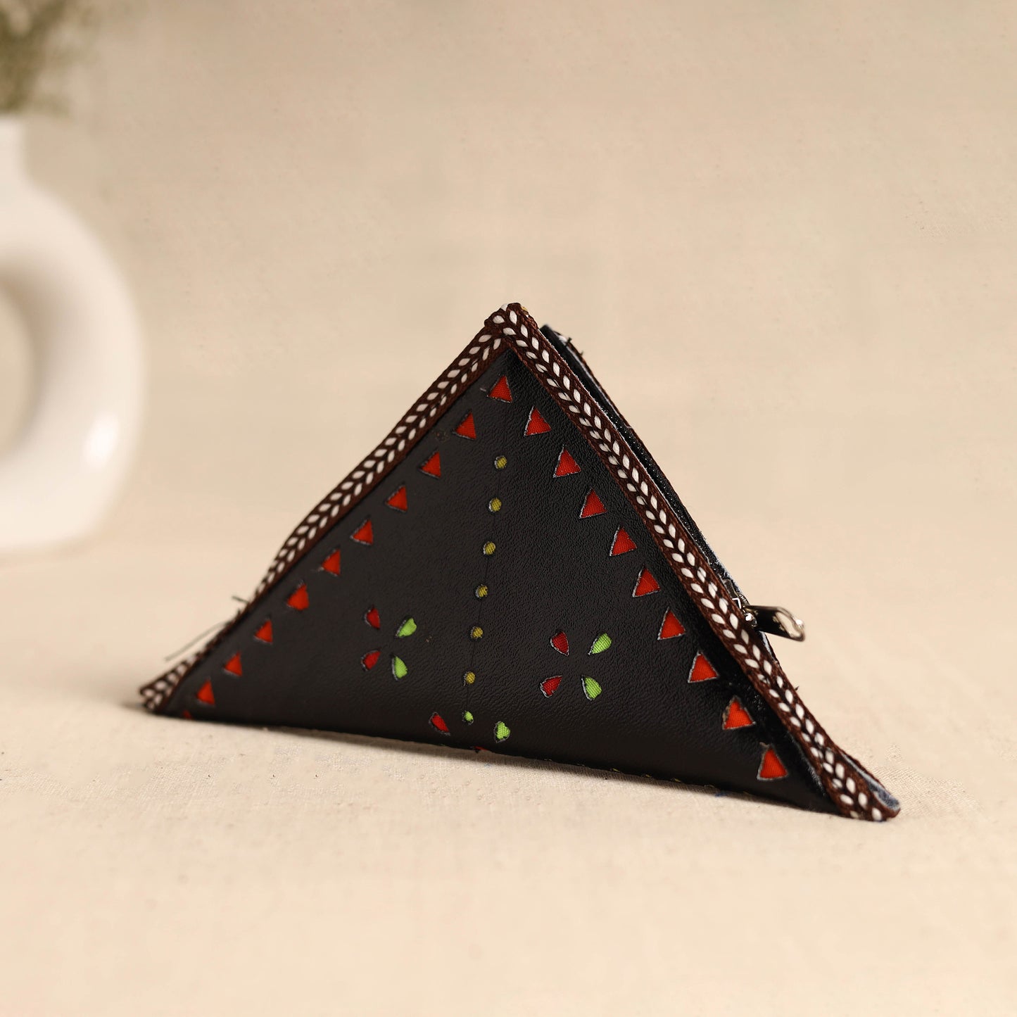 Traditional Kutch Leather Clutch / Wallet 87