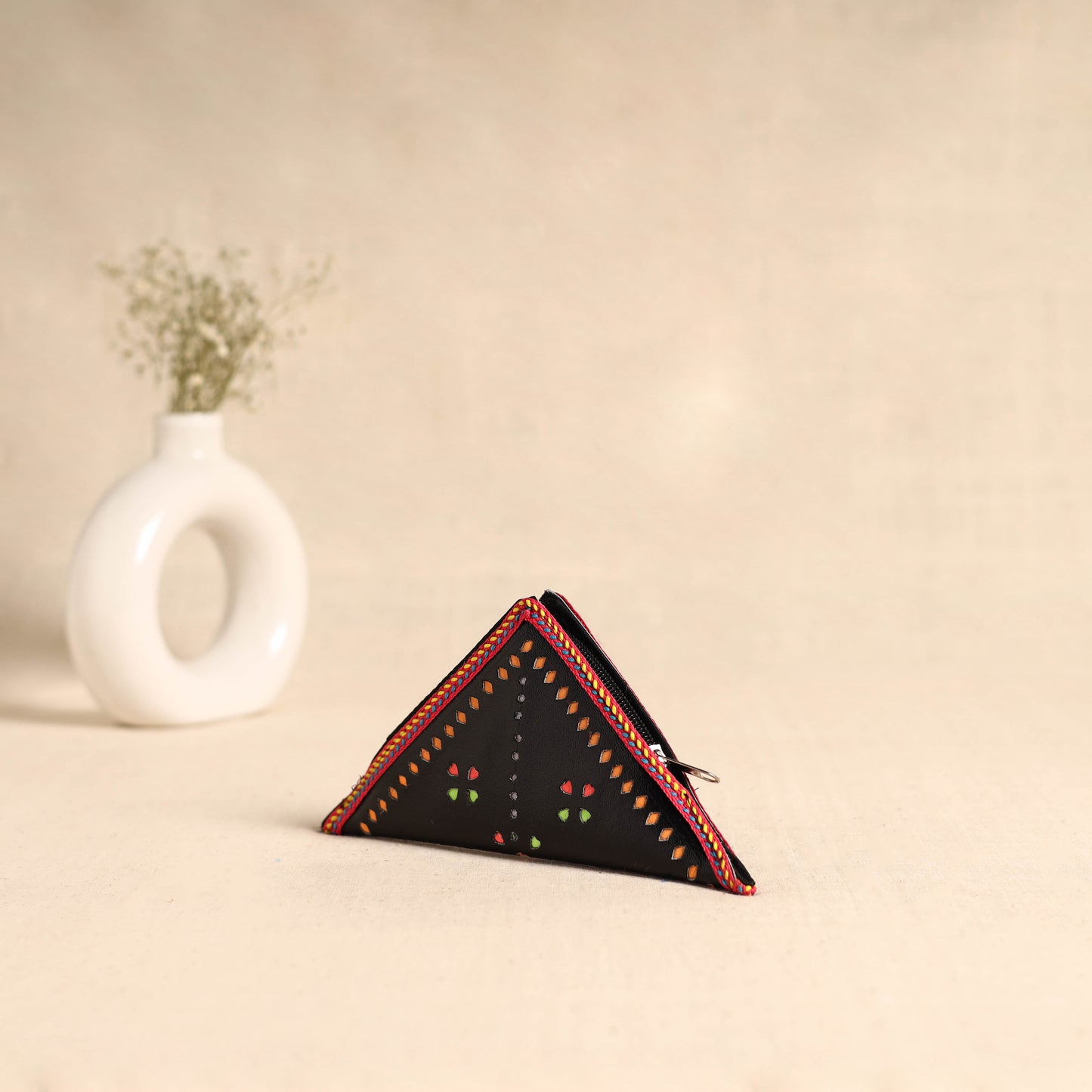 Traditional Kutch Leather Clutch / Wallet 89