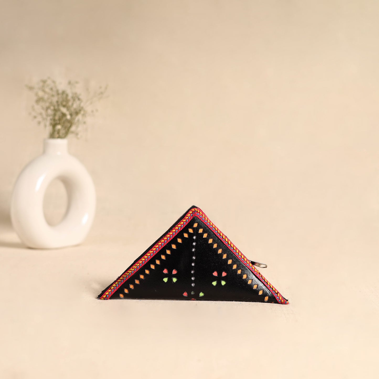 Traditional Kutch Leather Clutch / Wallet 89