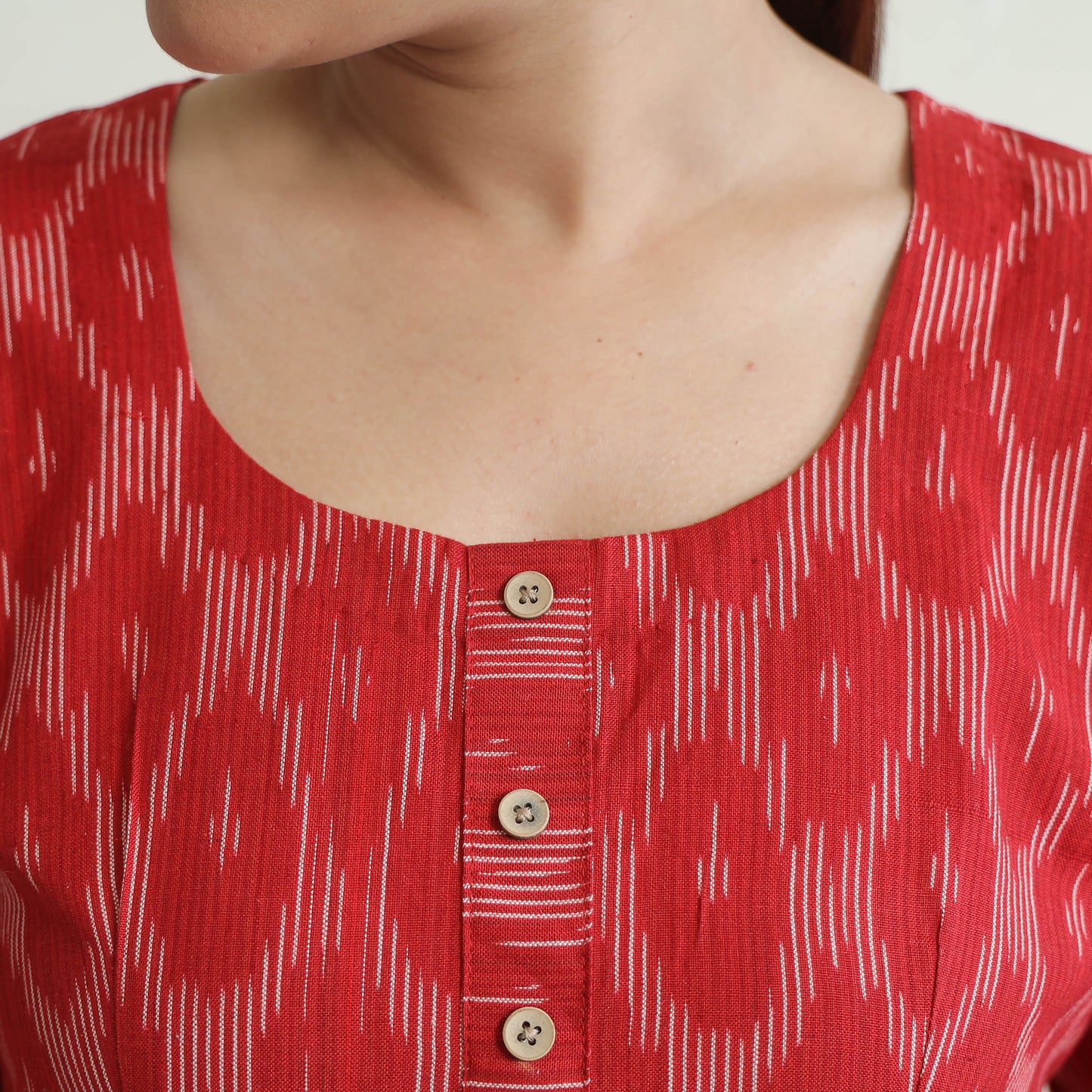 Buy Pochampally Ikat Cotton Co-Ord Set 06 Online at iTokri.com