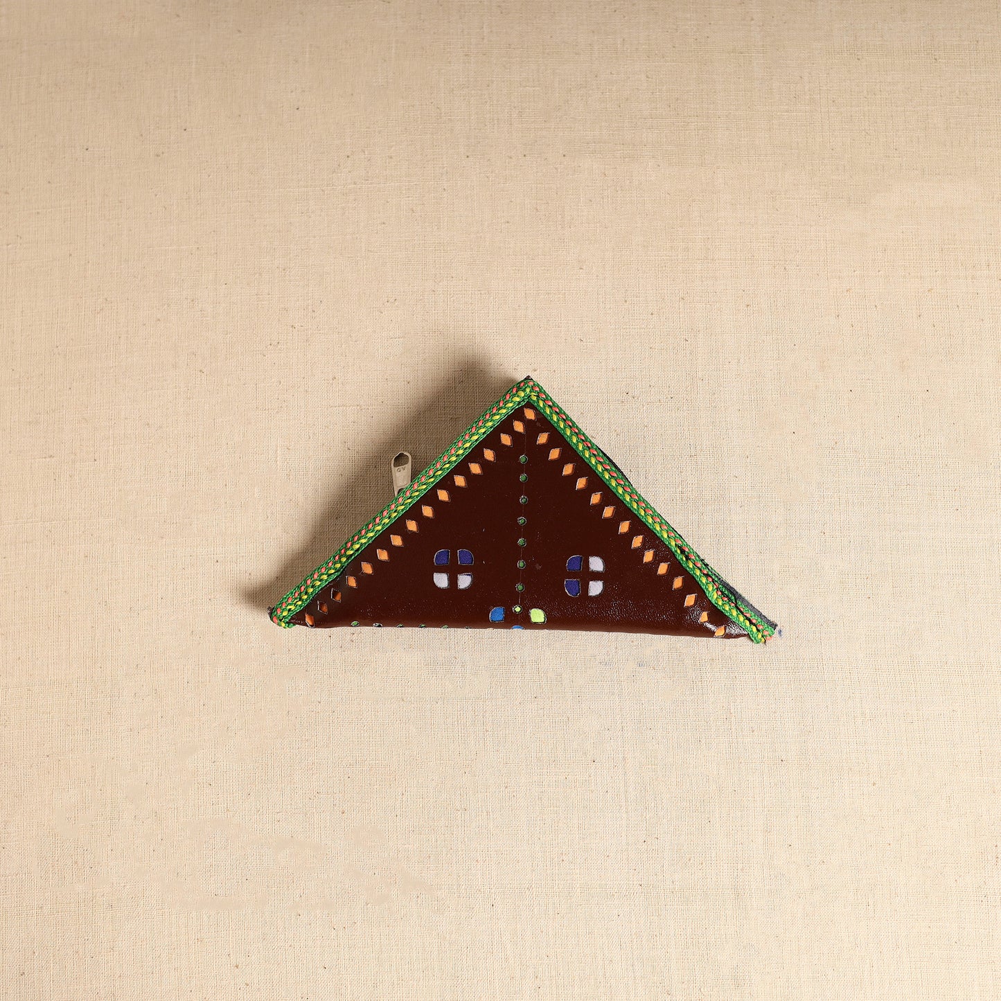 Traditional Kutch Leather Clutch / Wallet 93