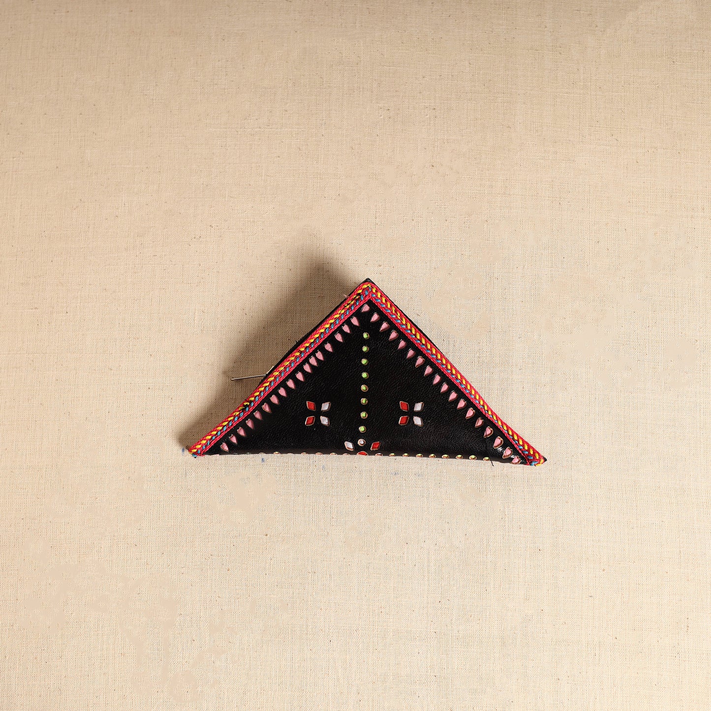 Traditional Kutch Leather Clutch / Wallet 92