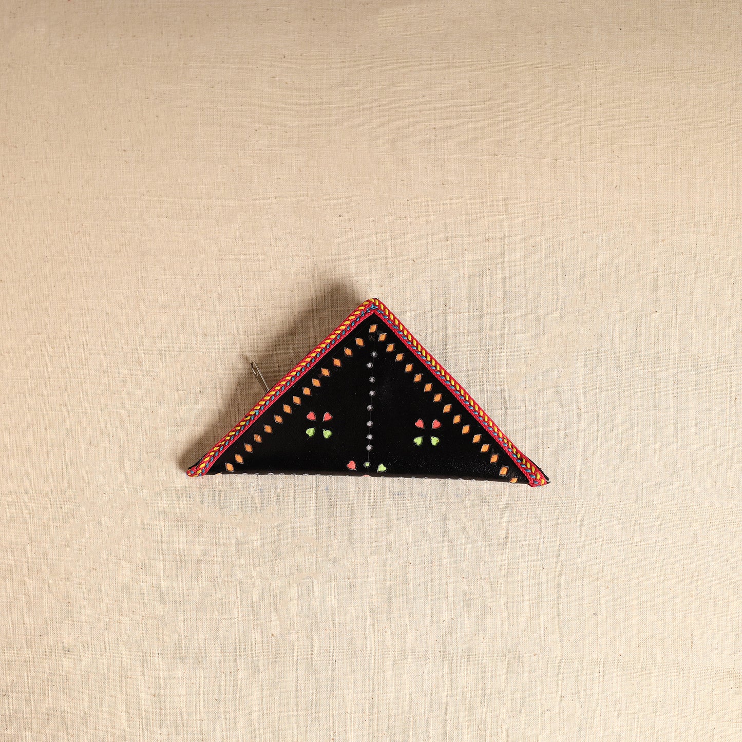 Traditional Kutch Leather Clutch / Wallet 89