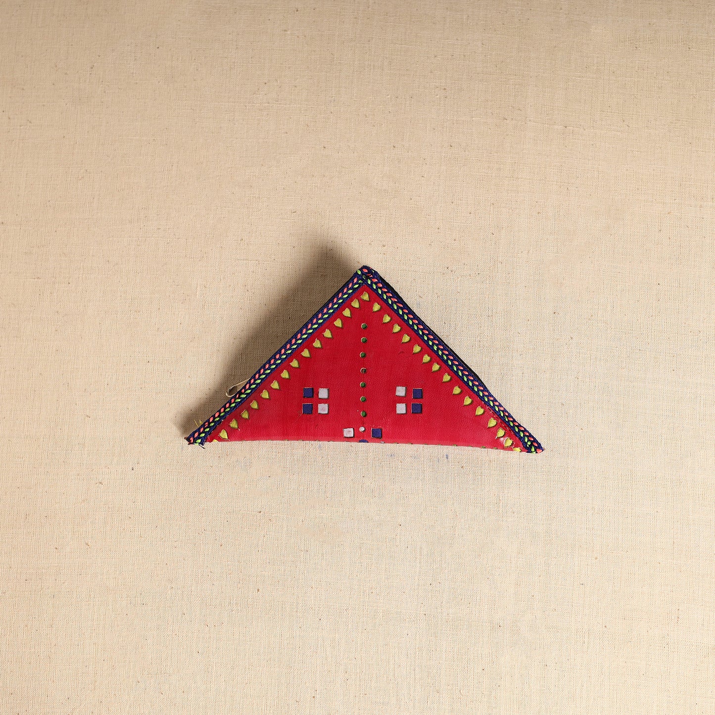 Traditional Kutch Leather Clutch / Wallet 85