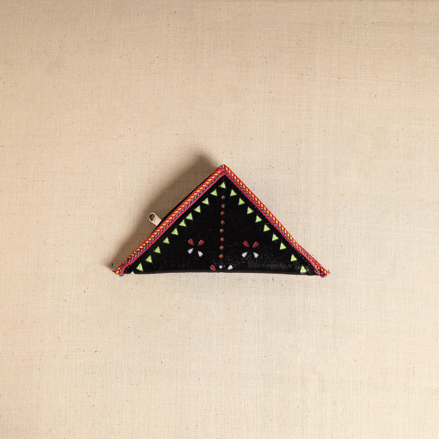 Traditional Kutch Leather Clutch / Wallet 84