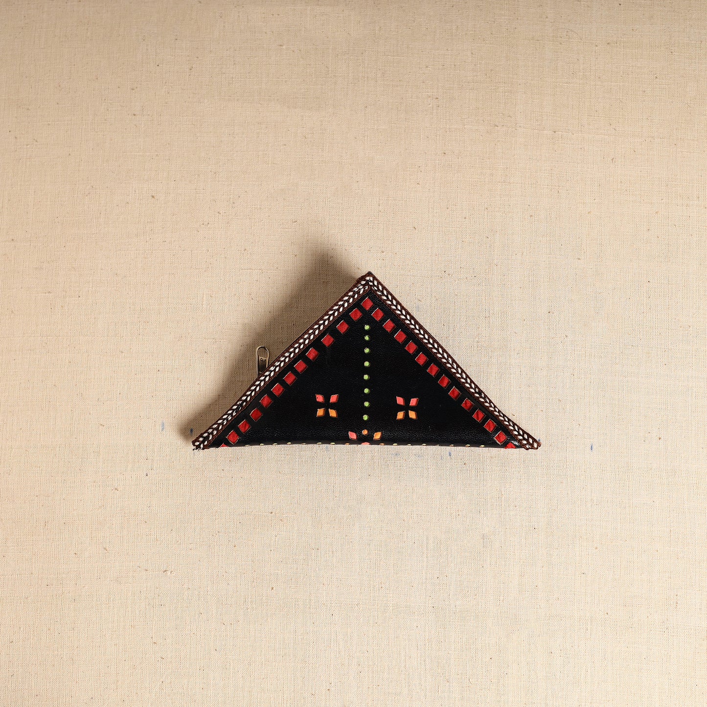 Traditional Kutch Leather Clutch / Wallet 83
