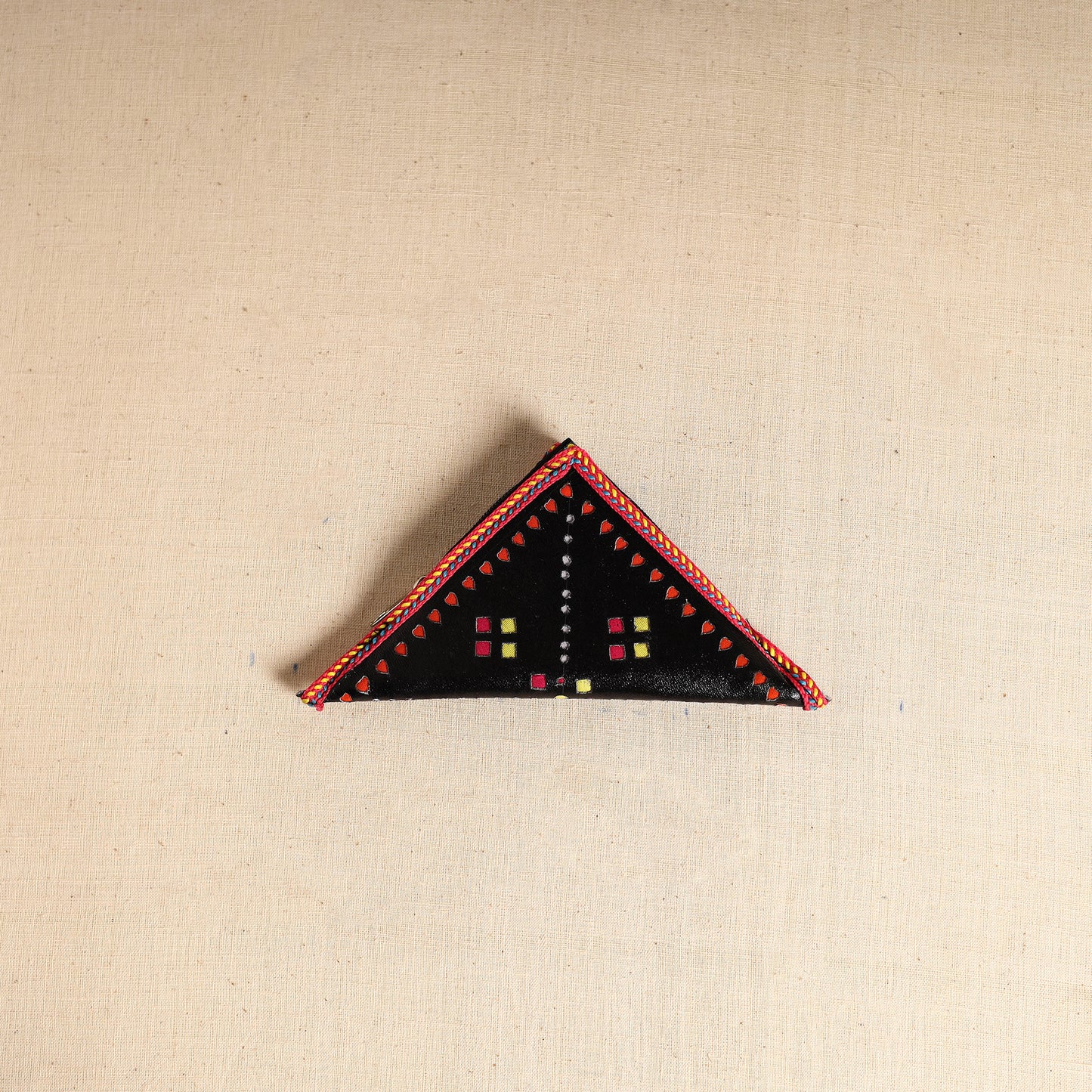 Traditional Kutch Leather Clutch / Wallet 82