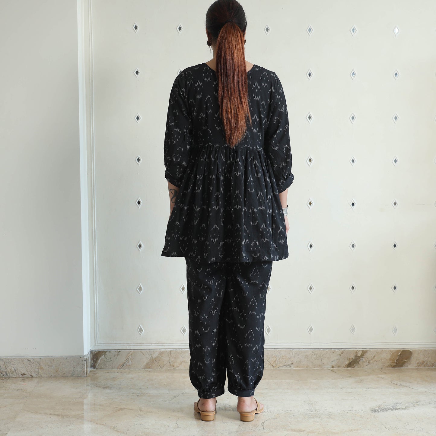 Pochampally Ikat Cotton Co-Ord Set 08