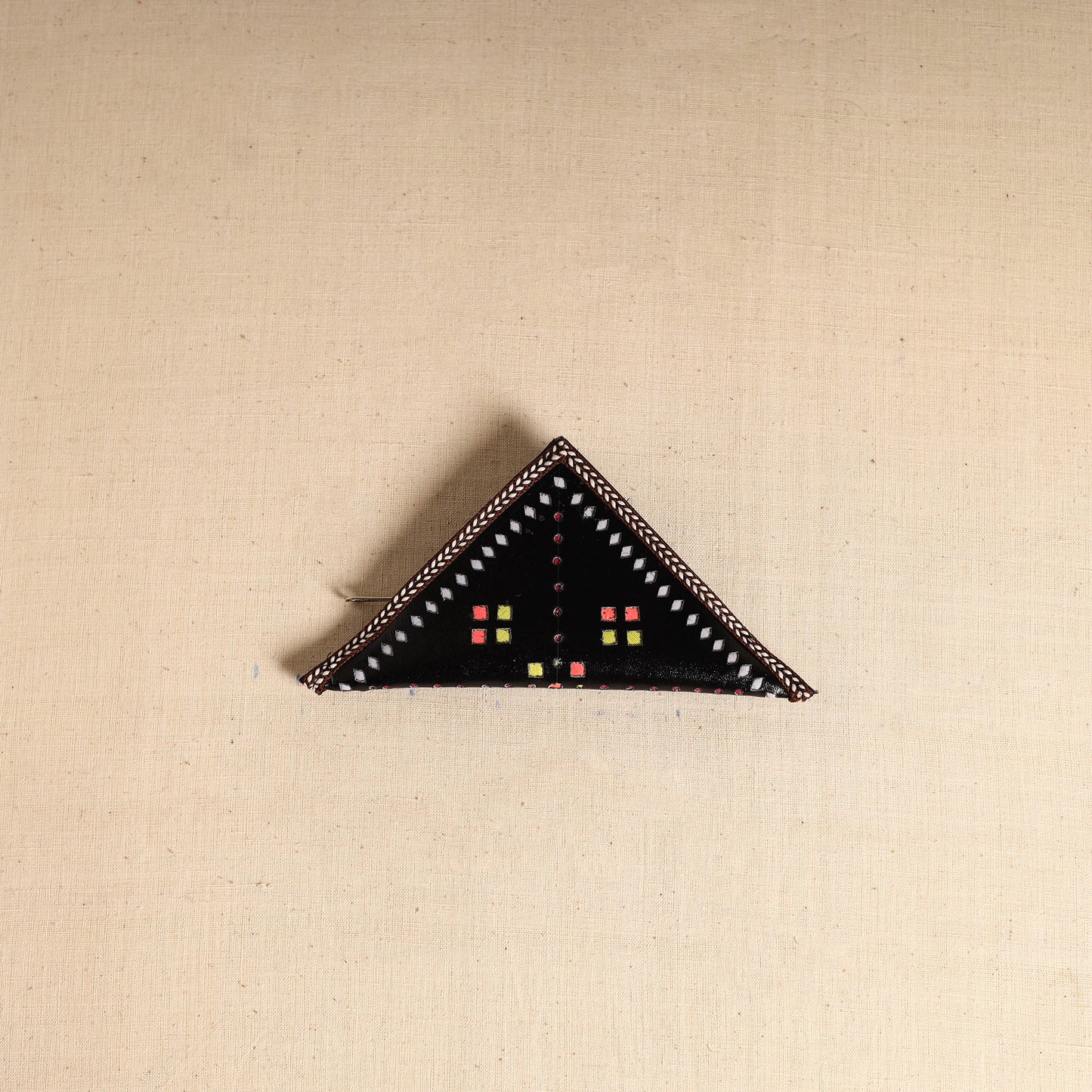 Traditional Kutch Leather Clutch / Wallet 80