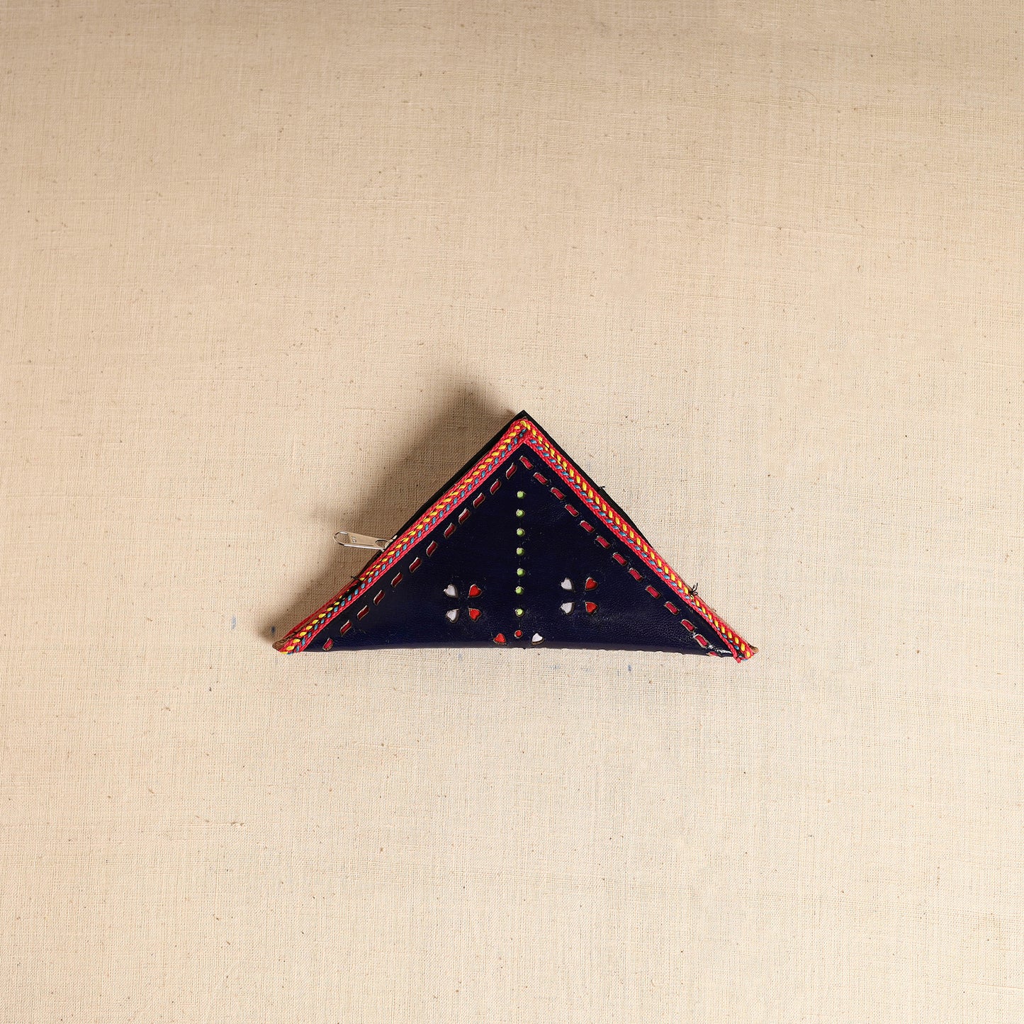 Traditional Kutch Leather Clutch / Wallet 79