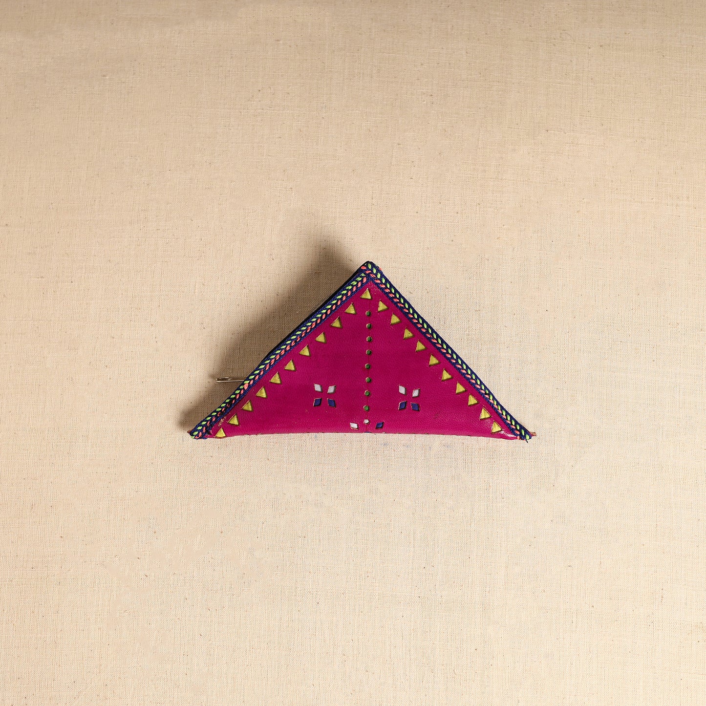 Traditional Kutch Leather Clutch / Wallet 78