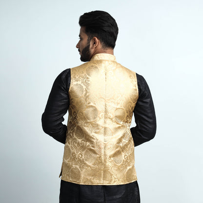 silk nehru jacket