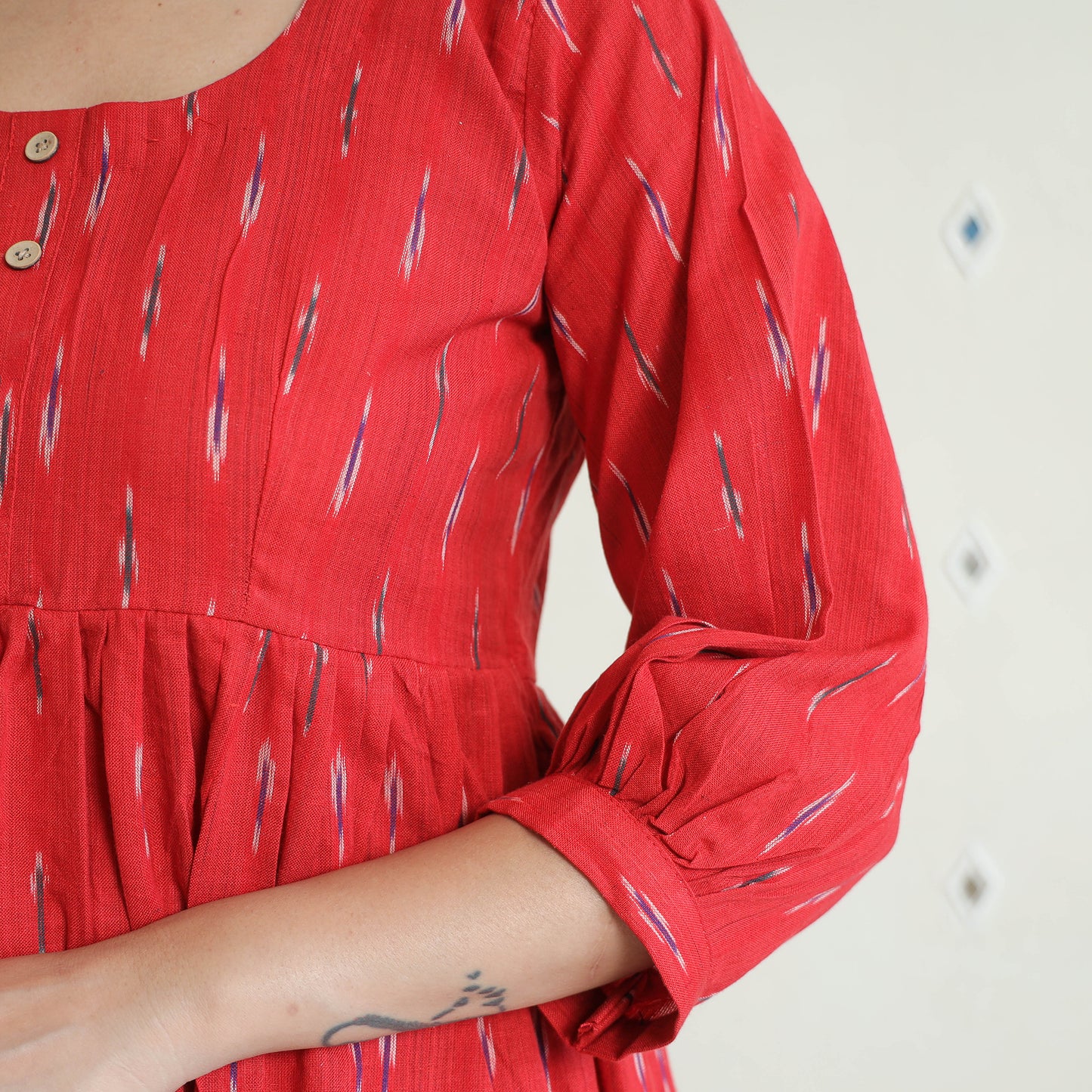 Pochampally Ikat Cotton Co-Ord Set 07
