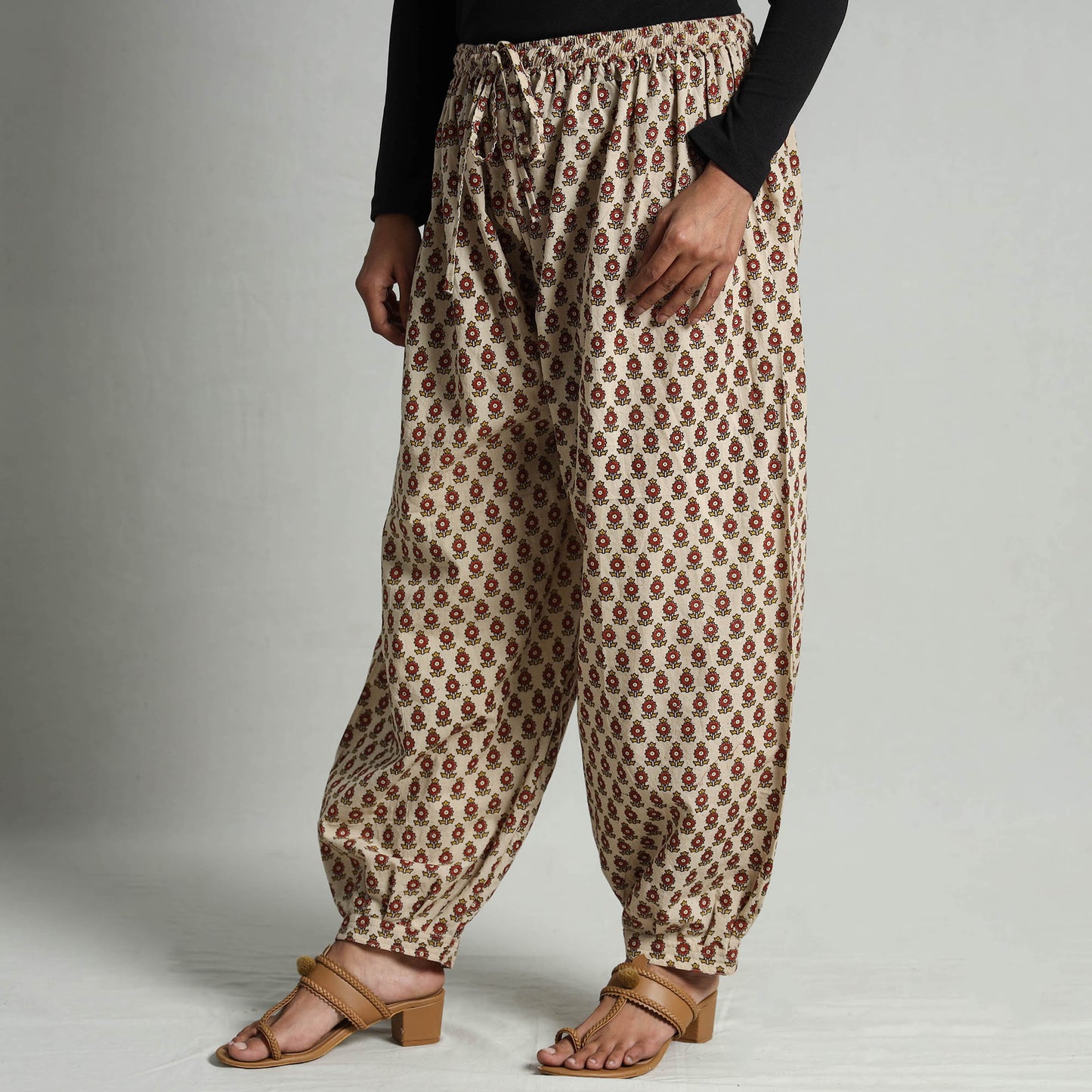 kalamkari afghani salwar