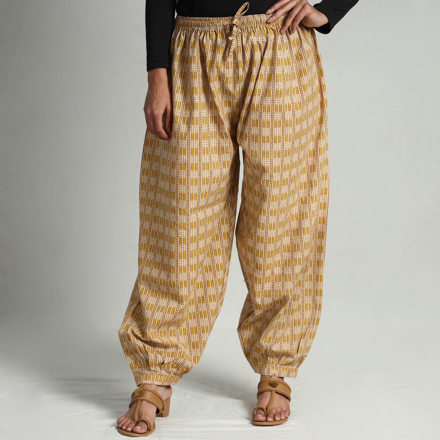 kalamkari afghani salwar
