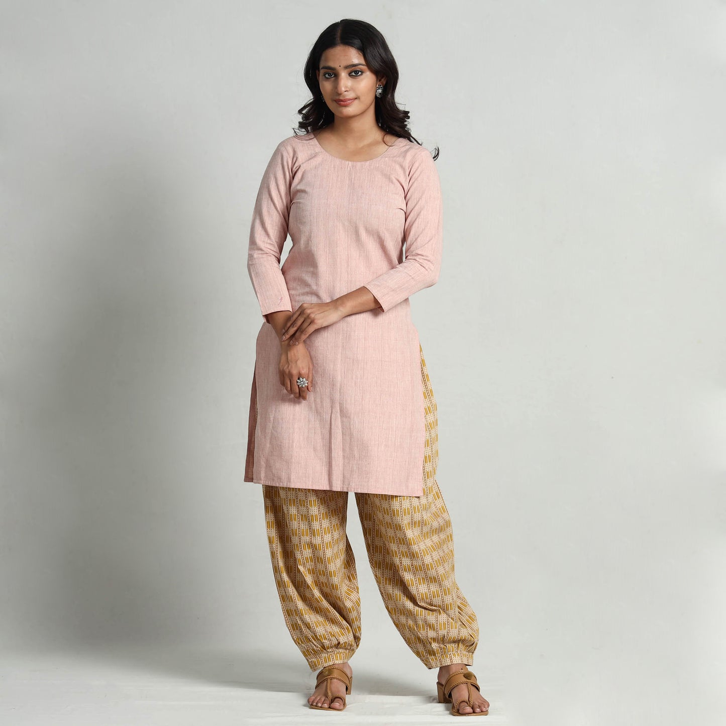 kalamkari afghani salwar