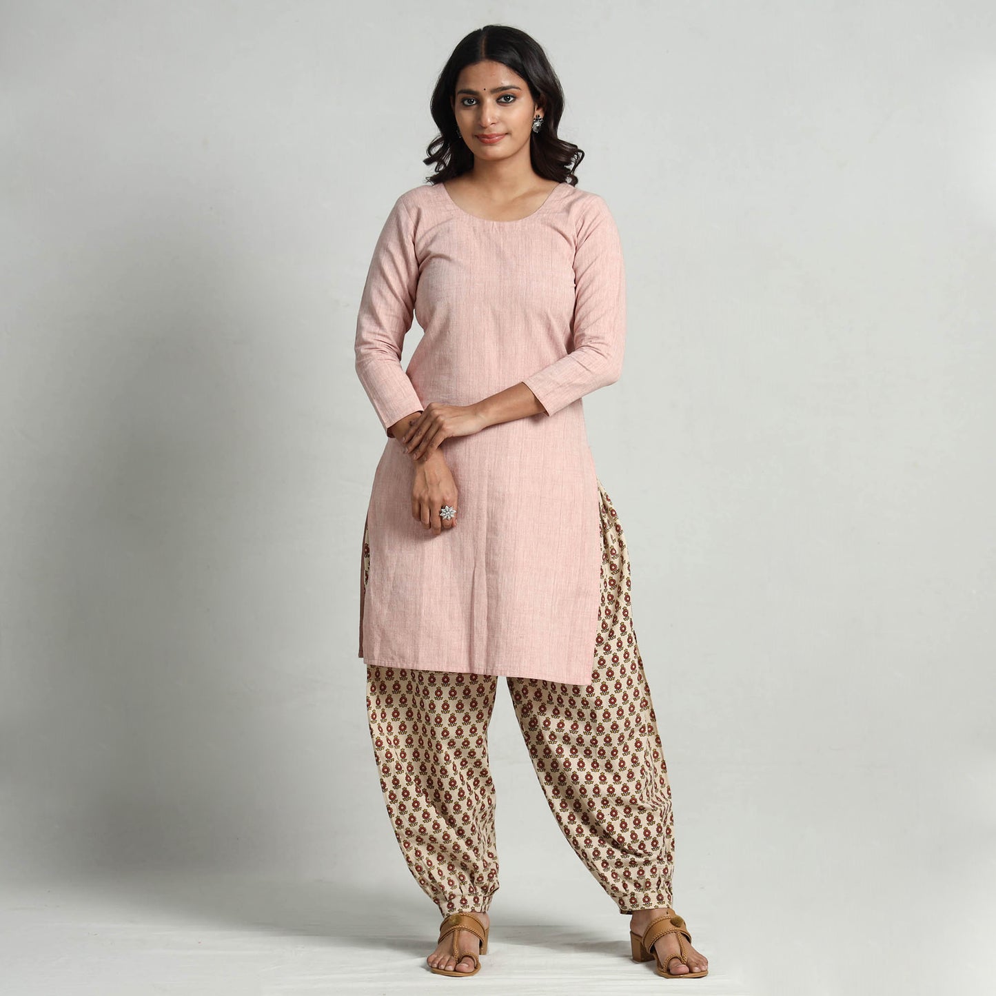 kalamkari afghani salwar