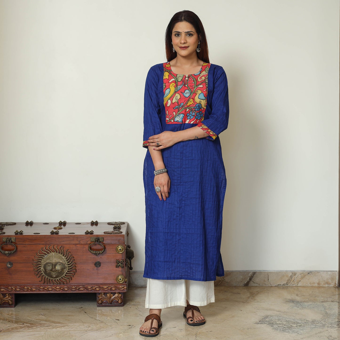 plain patchwork kurta