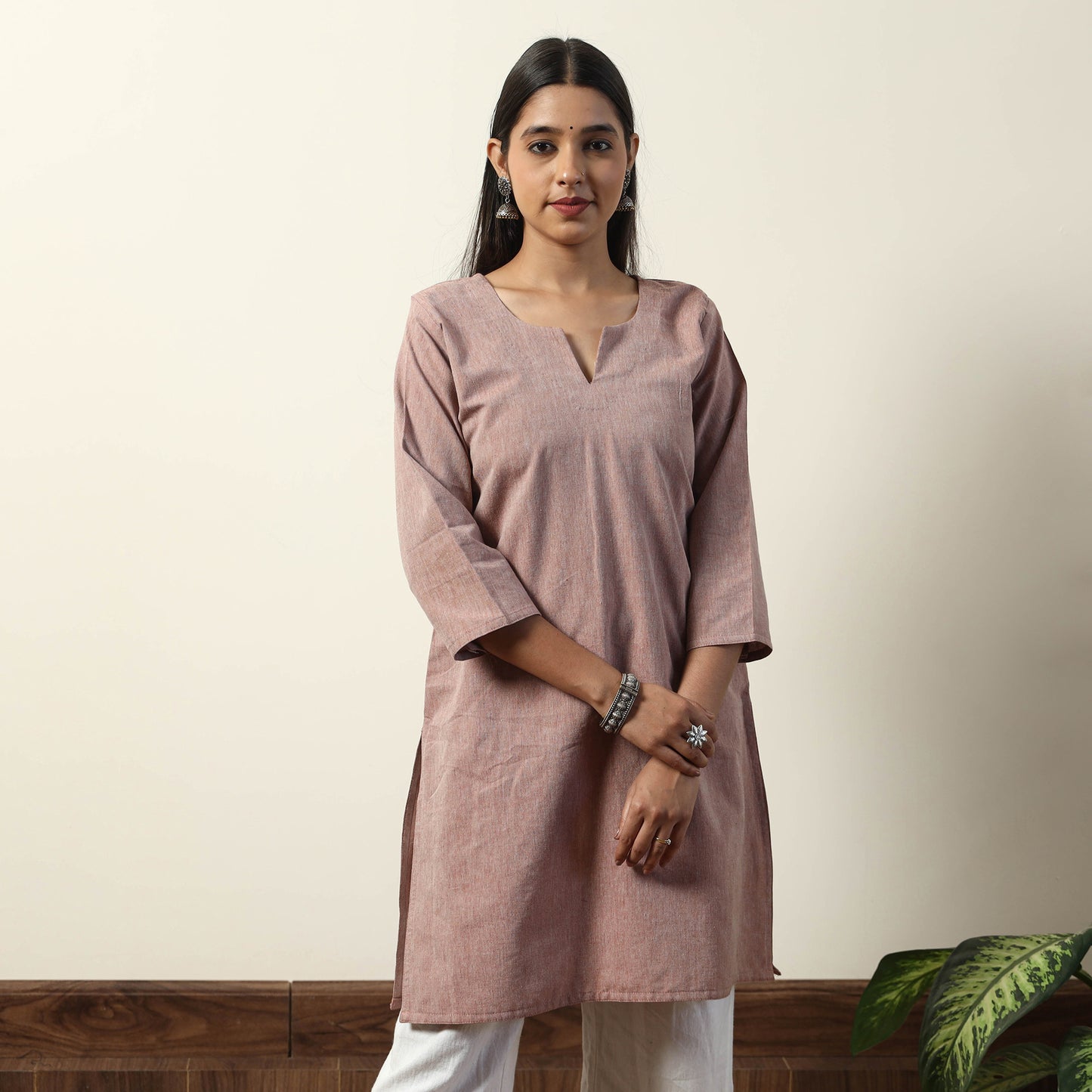 Cotton Straight Short Kurta