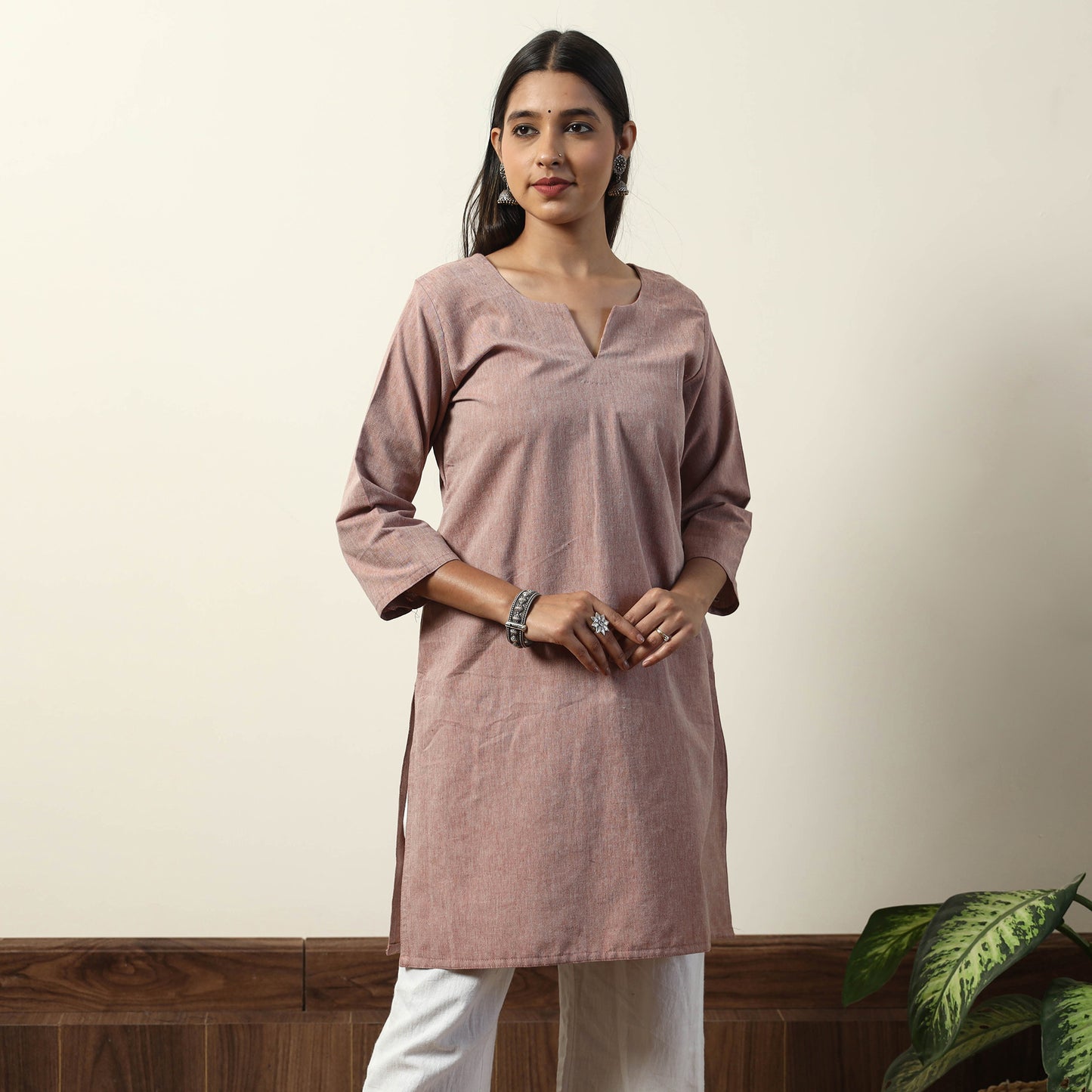 Cotton Straight Short Kurta