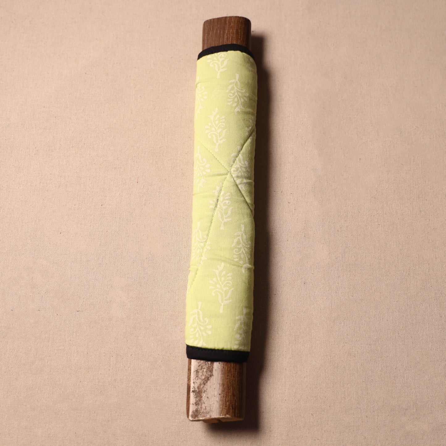 Buy Handmade Cotton Yellow Fridge Handle Cover 24